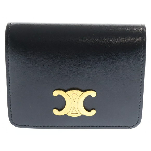 Celine Black Triomphe Wallet - Picture 1 of 6